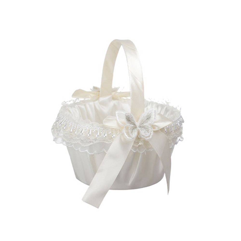 Gardening Tools Girls - Zoete kant bruidsbloemenmand met lint strik
