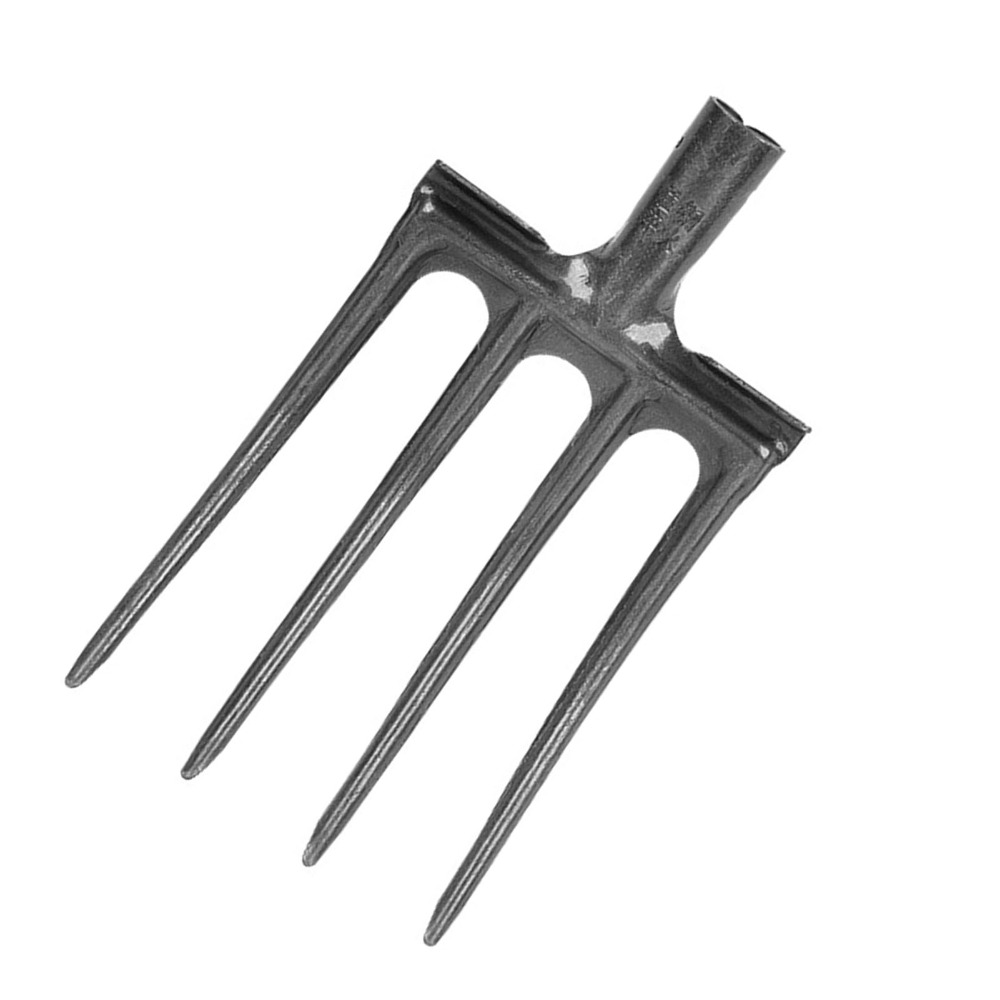 Spade Digging Fork - Stevige graafvork van hoogwaardig koolstofstaal, 4-tandig,