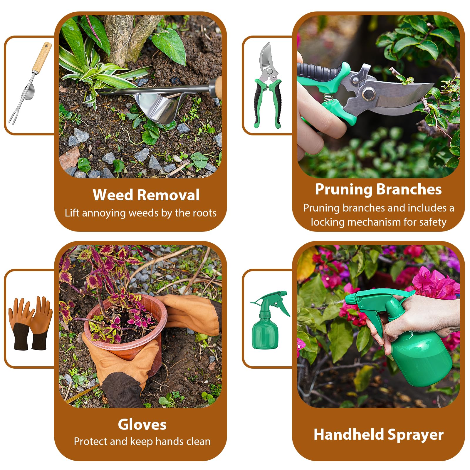 9-delige roestvrijstalen tuinh - Spade Digging Fork recensie en prijs