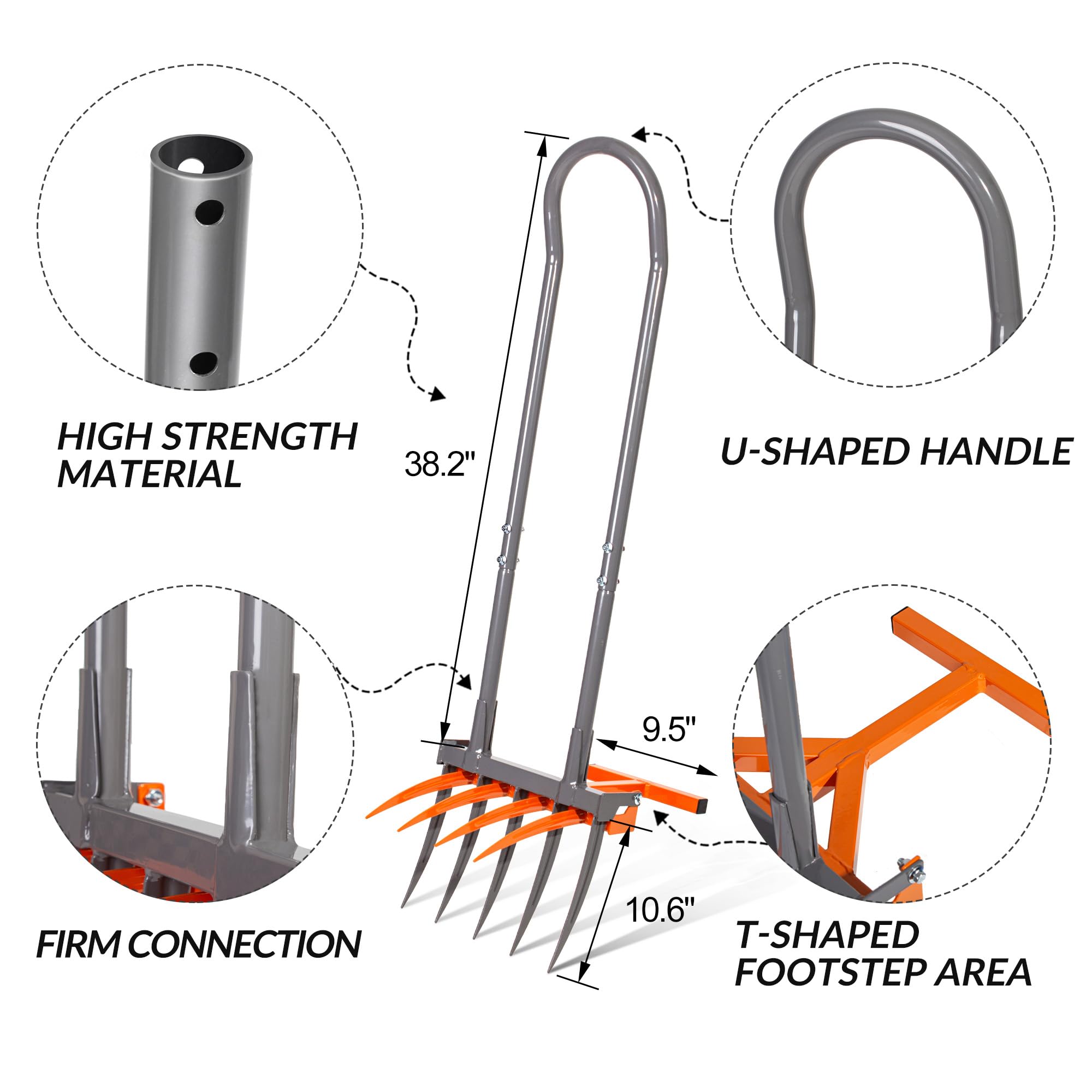 Brede vork, zware uitvoering,  - Spade Digging Fork recensie en prijs